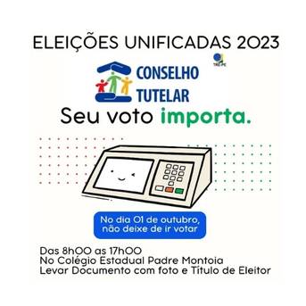 ELEIÇÕES UNIFICADAS CONSELHO TUTELAR 2023